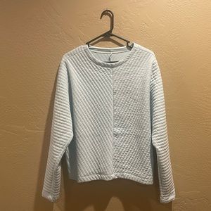 Sky blue womens sweater NWT